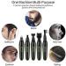 4-in-1 USB Rechargeable Nose Hair Trimmer for Men - Waterproof Ear & Eyebrow Clipper - Perfect for Travel & Family Use - Buy Online on GoSupps.com