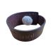 Essential Oil Leather Wrist Band w/Wool Activator Disc (Brown)