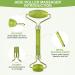 Uraqt Gua Sha & Facial Roller Set - Green Jade Massager for Skincare Fine Line Reduction & Valentine's Day Gifts - Buy Online on GoSupps.com
