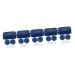 UKCOCO 5 sentences 4S care box for colored contact lenses contact lens container eye contact case boxes for contact lenses lens holder cute container case plastic 6.5x4.5x2cmx5pcs bluex5stk