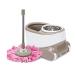 360 Spin Mop for Floor Cleaning Mops and Bucket System with Wheels with Drainage Hole to Pursue Happiness Wisdom