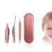 3 Pcs Ear Cleaner Wax Removal Tool with LED Light Ear Spoon Digger and Tweezers for Ear Health Care and Nose Cleaning Pick Nipper for Child Adult