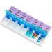 7 Day Pill Box Organizer for AM & PM - 14 Compartment Tablet Storage - Buy Online on GoSupps.com