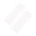 FOMIYES 25 Sheets Double Eyelid Sticker Invisible Tape Eye Makeup Supplies Transparent Tape Eyelid Strips Natural Eyelid Tape Eyelid Sticker Tape Lifter Strips Tool Single Sided