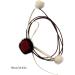 KUAIYIJU Adjustable Rose Ribbon Necklace - Bow Pendant Fashion Accessory for Daily Wear & Parties | International Shipping Available - Buy Online on GoSupps.com
