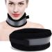 Safrol Neck Traction Device Collar - Breathable Adjustable Neck Support & Stretcher for Spine Pain Relief - Black - Buy Online on GoSupps.com