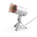 Hands-Free Lazy Hair Dryer Collapsible Ionic Hair Dryer Wall Mounted Hair Dryer 1000w 3 Speed Adjustment Fast Drying White