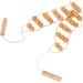 Wood Back Massage Roll - Drainage Tool for Neck & Leg Relaxation | Multifunctional Body Shaping Massage Roller - Buy Online on GoSupps.com