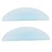 Silicone Eyelash Perming Pads Soft Reusable Lash Curling Blue Glitter for Different Lash Lengths Individual Use or Beauty Salons (M)