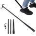 Long dressing stick with shoehorn removable dressing aid for shoe socks ideal for the elderly seniors disabled