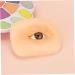 Professional Artificial Eye Washable Make Skin Fake Up Flexible Training Makeup Shadow Reusable 6.9x5.2cm As Shown 2 - Buy Online on GoSupps.com
