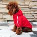 Ducomi 100% Cotton Dog Sweatshirt - Warm Monochrome Coat for Dogs of All Sizes (XS to 9XL) - Stylish Red Sweater for Small & Large Breeds - Buy Online on GoSupps.com