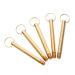 5Pcs Telescopic Ear Spoon Wax Tool Powder Spoon Removal Tool with Key Ring Mini Earwax Cleaner Spoon Ear Wax Removal Tools