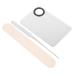 5 Sets Liquid Foundation Palette & Stainless Steel Spatula - Premium Makeup Mixing Tools for Flawless Application - Buy Online on GoSupps.com