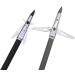 JIANZD 3 Blades Hunting Broadhead 100 Grain Arrow Heads - 6Pcs Silvery Kill-B Compatible with Traditional & Compound Bows - Buy Online on GoSupps.com