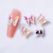 3D Nail Art Rhinestone Crystal AB Butterfly Charms Sparkle Nail Decoration Jewerlry Hand Craft DIY Accessories (MJ05)