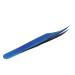 Blue stainless steel beauty tweezing eyelashes tweezers false eyelashes extension extension tweezers eyelash eyelashes for false eyelashes tweezers (slightly curved tweezers)
