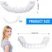 Fluktrix Cosmetic Teeth Veneers - Temporary Comfortable Smile Enhancers for Upper & Lower Teeth - 2 Pairs - Buy Online on GoSupps.com
