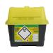 Lyall Willis Sharps Bin 2L Grey - Yellow Lid (1)