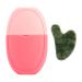 iayokocc Ice Roller for Face and Eye Ice Face Roller and Gua Sha Set for Face & Eye Puffiness Relief Beauty Facial Rollers Silicone Ice Mold for Brighten Lubricate Shrink Pores(Pink)
