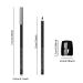 KYDA 12 Pcs Waterproof Eyebrow Pencil Set - Long Lasting, Natural Matte Black Eyebrow Pen with Sharpener - Buy Online on GoSupps.com