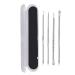 Piuruf acne needle 4 pieces stainless steel acne removal needle blackhead pores cleaner tools set face skin care tools needles face pore cleaner acne needle (size: Australia)