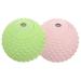 Fomiyes 2st muscle massage balls Muscle scooter ball Massage ball roll back roller Back massage devices Rolling ball Mobility ball muscle massage device Fitness peanut balls magnet yoga