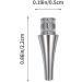 SEWACC Rhinestone Sticky Pen Tips 6pcs Cases Nail Embroidery Drill Art Tool Point for Steel Tips Pen Replacement Diy Heads 2.2X0.5cm - Buy Online on GoSupps.com