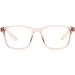 Cyxus Square Blue Light Blocking Glasses - TR90 Frame UV400 Protection Anti Eye Strain for Men & Women - Style 8188 Brown - Buy Online on GoSupps.com