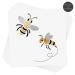 Premium Waterproof Metallic Foil Temporary Bee Flash Tattoos - Set of 10 | Kids Party Favors - Buy Online on GoSupps.com
