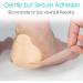 Silicone Heel Foam Bandages - Waterproof Absorbent Dressing for Ulcers & Cracked Heels (Pack of 2) - 5x8 Inch Gentle Adhesive - Buy Online on GoSupps.com