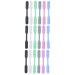 Coheali 18 pieces facial mask black green accessories earrings hook buckle white accessories belt extensions for cover mask accessories mask accessories hook for stress relief 1 piece (1 Pack) Different colors x 3 pieces
