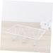 Mikikit 2pcs Refrigerator Egg Holder Egg Tray for Refrigerator Ornament Container Metal Iron Egg Stackable Whitex2pcs 12*8CMx2pcs - Buy Online on GoSupps.com