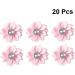 Alipis 3pcs 1 20pcs Head Band Rhinestones Flower Applique Ornament Cloth Bloom Ribbon Flower Bow Tie Set Pinkx3pcs Size 1x3pcs - Buy Online on GoSupps.com