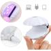 Mini LED Nail Lamp - Portable UV Nail Dryer for Gel Nails | Hardening Light for Individual Fingers - Buy Online on GoSupps.com