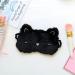 2pcs Cute Black Cat Sleeping Masks for Kids, Girls, and Women | Soft Plush Eye Mask Blindfold Cover | Ideal Eyeshade for Teens Girls - Buy Online on GoSupps.com