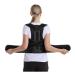 Back Support Back Brace Lumbar Support Shoulder Posture Corrector Scoliosis Back Brace Full Back Support Belt Adjustable Back Support Belt(X-Small) X-Small Black