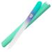 Glass Nail File with Case, Czech Glass Fingernail Files, Manicure Nail File for Natural Nails, Expert Precision Filing + Smooth Finish - Bona Fide Beauty Pastel Premium Nail Filer Pastel Aqua/Violet
