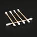 Toruiwa Double-Ended Cotton Swabs - Wooden Sticks for Makeup Removal Ear Cleaning & Wound Care - 100 Pieces - 8.5 x 2 x 7 cm - International Shipping Available - Buy Online on GoSupps.com