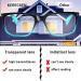 High-Quality Kerecsen 3 Pack Reading Glasses for Women | Comfortable Rectangular Design with Feder Hinges (3.5 & 3 Blue) - International Shipping Available - Buy Online on GoSupps.com