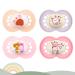 MAM Original Pacifier // "Skin Soft" Silicone // My Girl // Pacifier 6-16 // Set of 4 // incl. 2 sterilization transport boxes