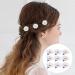 Lovely 17-pc Daisy Flower Hair Clips for Girls - Perfect Beach Wedding Hair Accessories Beautiful and Practical Hairpins - Buy Online on GoSupps.com