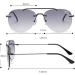XINGNIAN 2 Pack Bifocal Aviator Sunglasses for Men & Women - Oversized UV Protection Reading Glasses - Grey 4.0 - Buy Online on GoSupps.com
