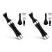 ULTECHNOVO 2 Sets Personal Trimmer for Hygienic Grooming with Rinseable for Women & Men Interchangeable Heads for Eyebrows Neckline Nose Ears & Other Detailing (Black)