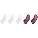 Non Slip Yoga Pilates Slipper Socks - 5 Pairs with Gripper Bottoms (3 White 2 Maroon) - Buy Online on GoSupps.com