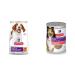 Hill's Science Diet Adult Sensitive Stomach & Skin Grain Free Dry Dog Food Chicken & Potato Recipe 24 lb Bag & Adult Sensitive Stomach & Skin Canned Dog Food Salmon & Vegetable Entr e