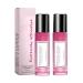Pheromone Roll On Fragrance Fresh Light Fragrance Rose Women's Ball Fragrance Long-Lasting Fresh Portable Perfume Exudes Charm Keep Fragrance (2 Pcs)