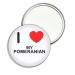 I Love My Pomeranian - 55mm Round Compact Mirror