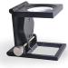 Magnifiers Photographic Glasses with 2 High Bright Led Beads 10X Magnifying Glass with Scales and Hands Folding Magnifier for Reading Crafts Repair Magnifier Comfortable Anniversary