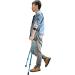 Adjustable Walking Forearm Crutches Stick for Adult Patients Lightweight Aluminum Non-Slip Medical Crutches Portable Travel Crutches (Blue) (Color : 1 Stick) anniversary Lucky Star Chaser of Light 1 Pair - Buy Online on GoSupps.com